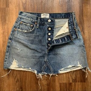 Agolde Quinn Denim Skirt Size 27